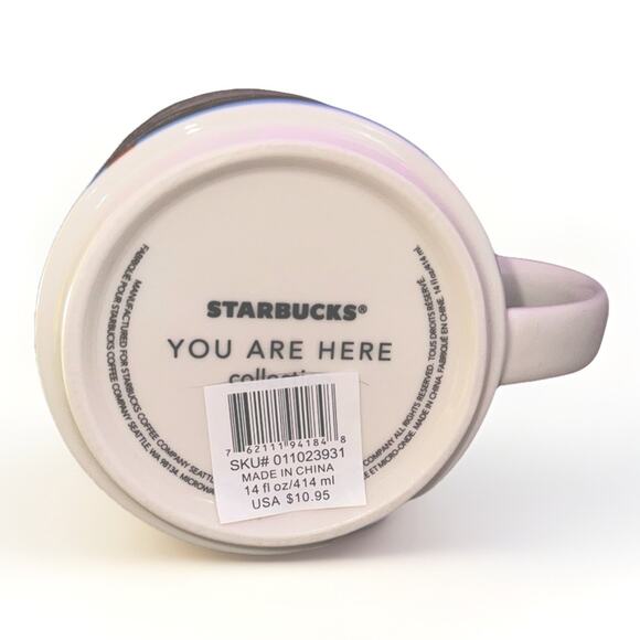 NEW Starbucks Hawaii State 2014 You Are Here 14 Oz Coffee Tea Mug Cup Collector - Picture 5 of 5